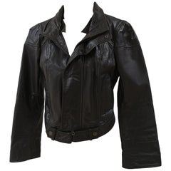 Red Valentino Black Leather Jacket