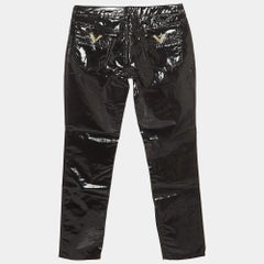 RED Valentino Black Synthetic Detailed Pocket Trouser M