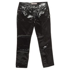 RED Valentino Black Synthetic Detailed Pocket Trouser M