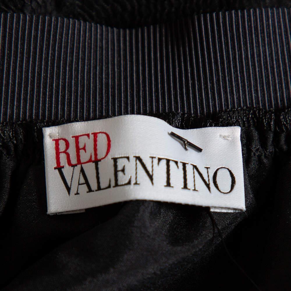 Red Valentino Black Tulle Midi Skirt M 1