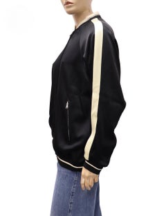 RED Valentino Crepe Eagle Embroidered Bomber Jacket Size IT 42
