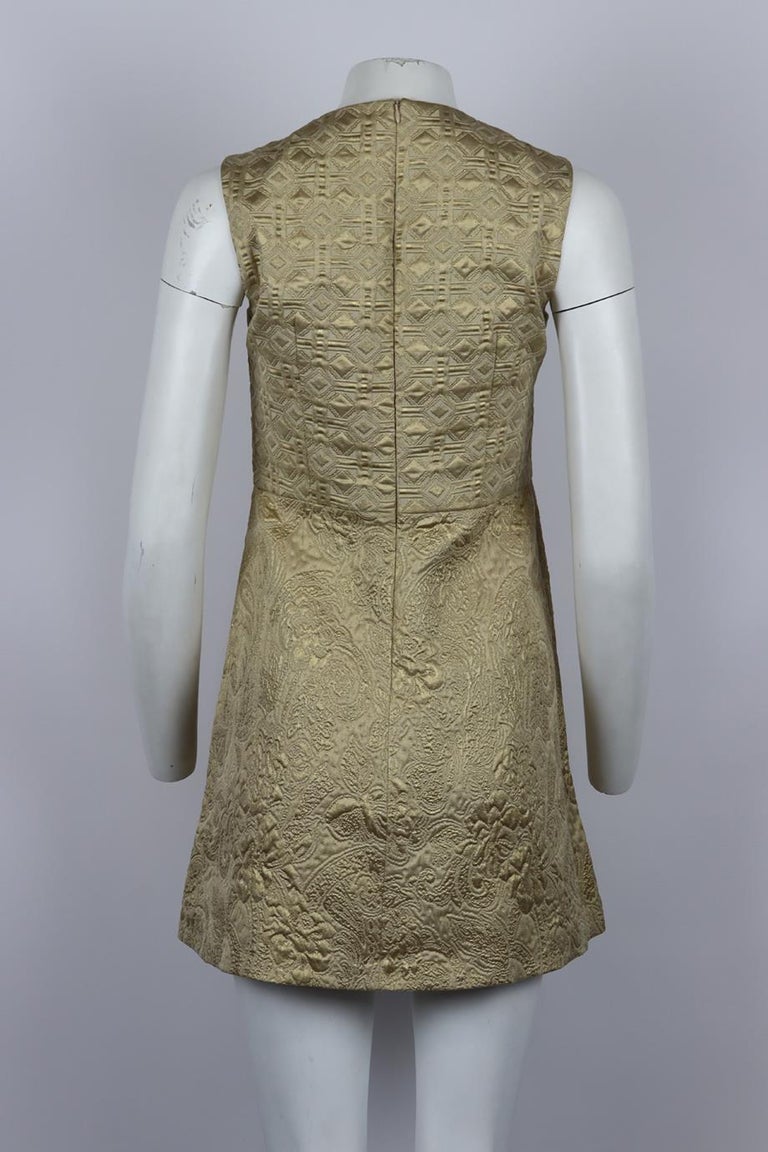 Red Valentino Embroidered Jacquard Mini Dress It 42 Uk 10 For Sale at