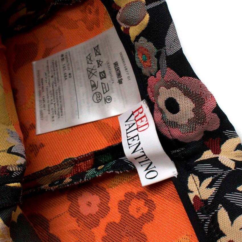 Red Valentino Floral Jacquard Skorts 40 In Good Condition In London, GB