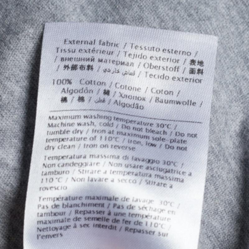 Valentino - T-shirt à manches courtes en coton gris imprimé oiseaux L Pour femmes en vente