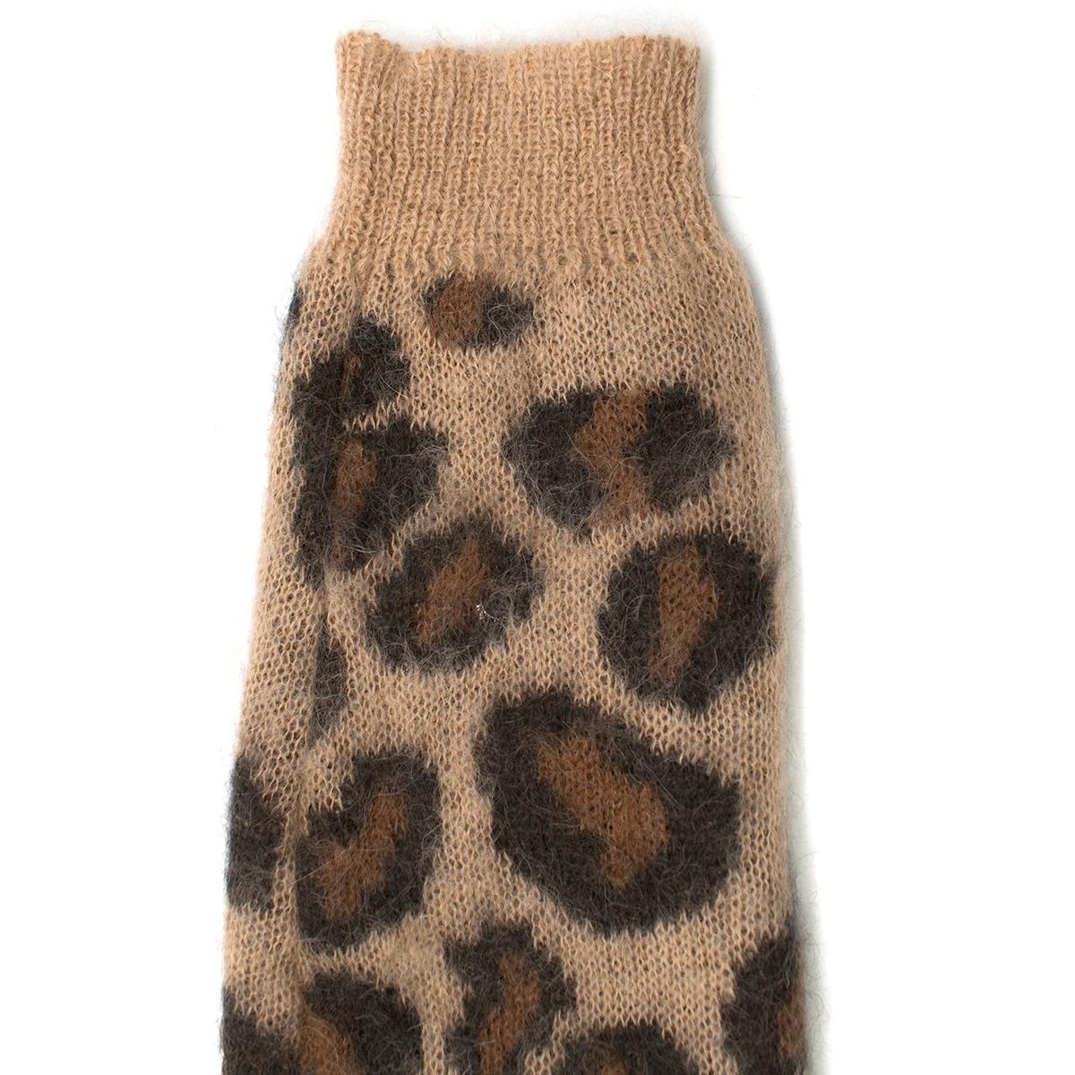 Red Valentino Leopard Print Knit Cardigan XS 1