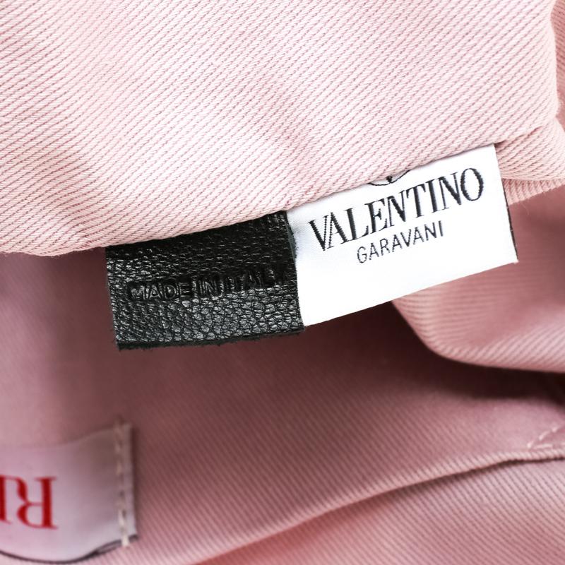 RED Valentino Multicolor Striped Bow Fabric Frame Satchel In Good Condition In Dubai, Al Qouz 2