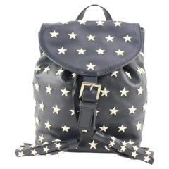 Red Valentino Navy Leather Star Mini Backpack 113re49