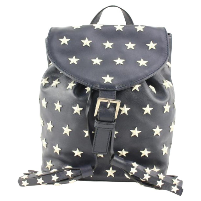 Valentino Navy Leather Star Mini Backpack For Sale at 1stDibs | mini polo backpack, red star backpack