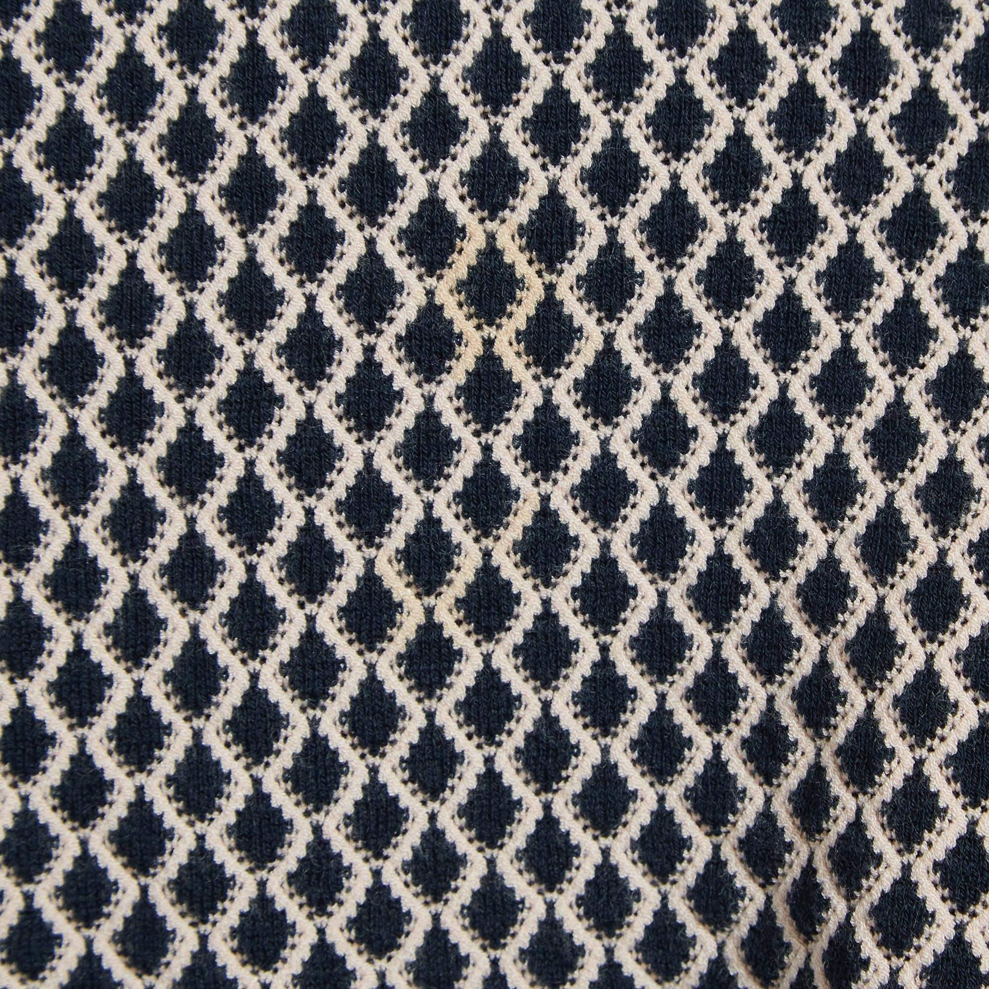 Gray RED Valentino Pink/ Navy Blue Knit Mini Dress M For Sale