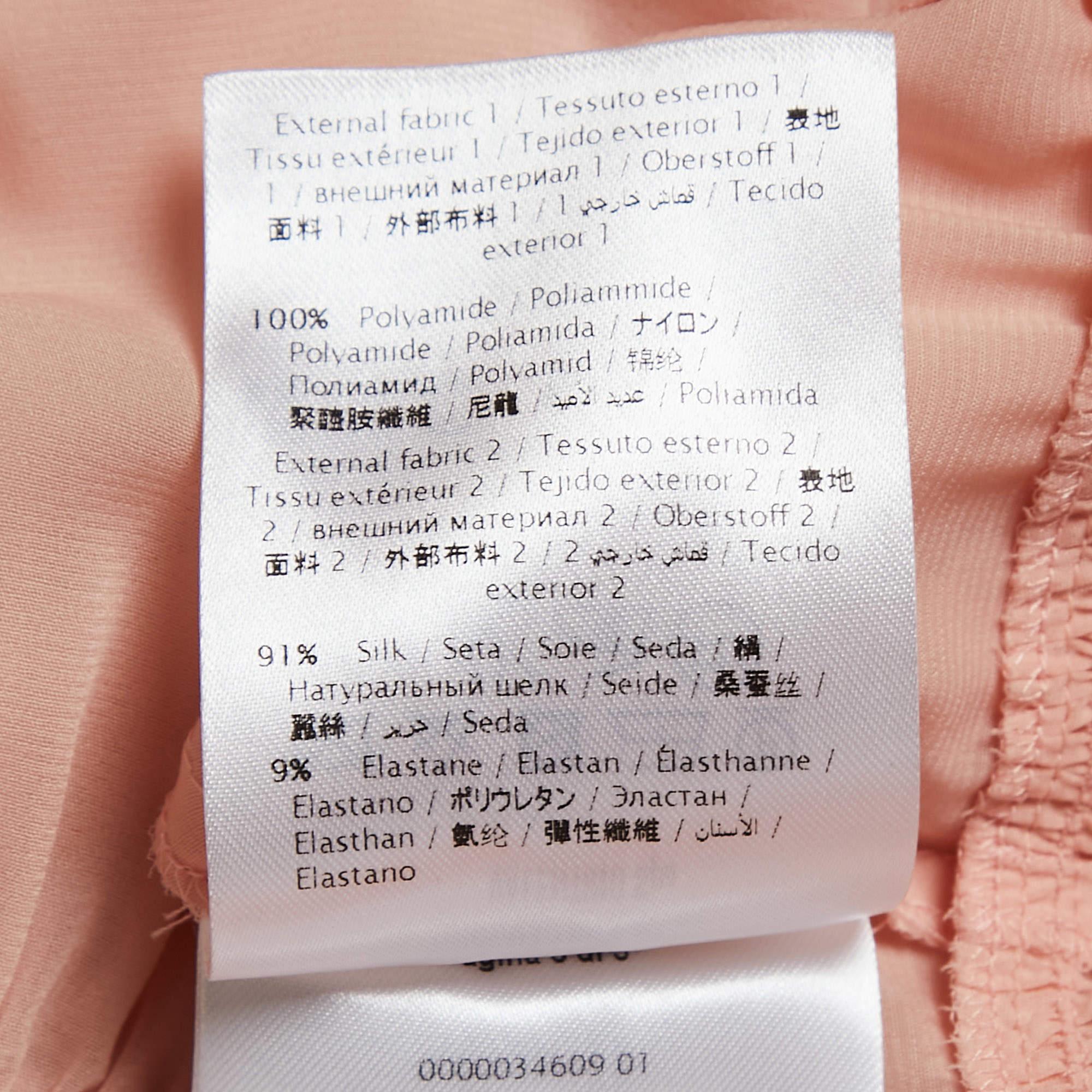 Valentino mini-robe rose à manches courtes en vente 1