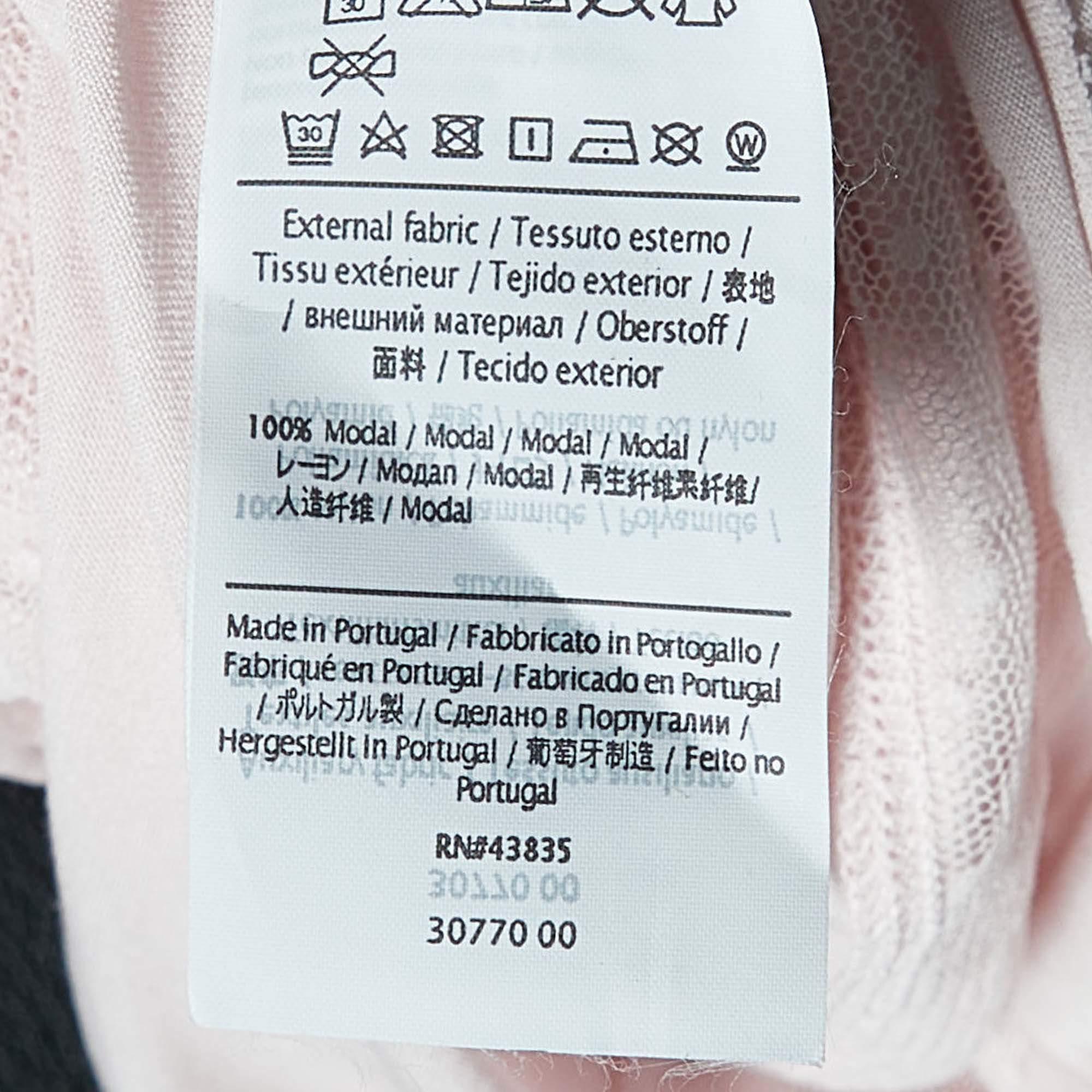De las mujeres RED Valentino Camiseta de punto con mangas de tul rosa L en venta