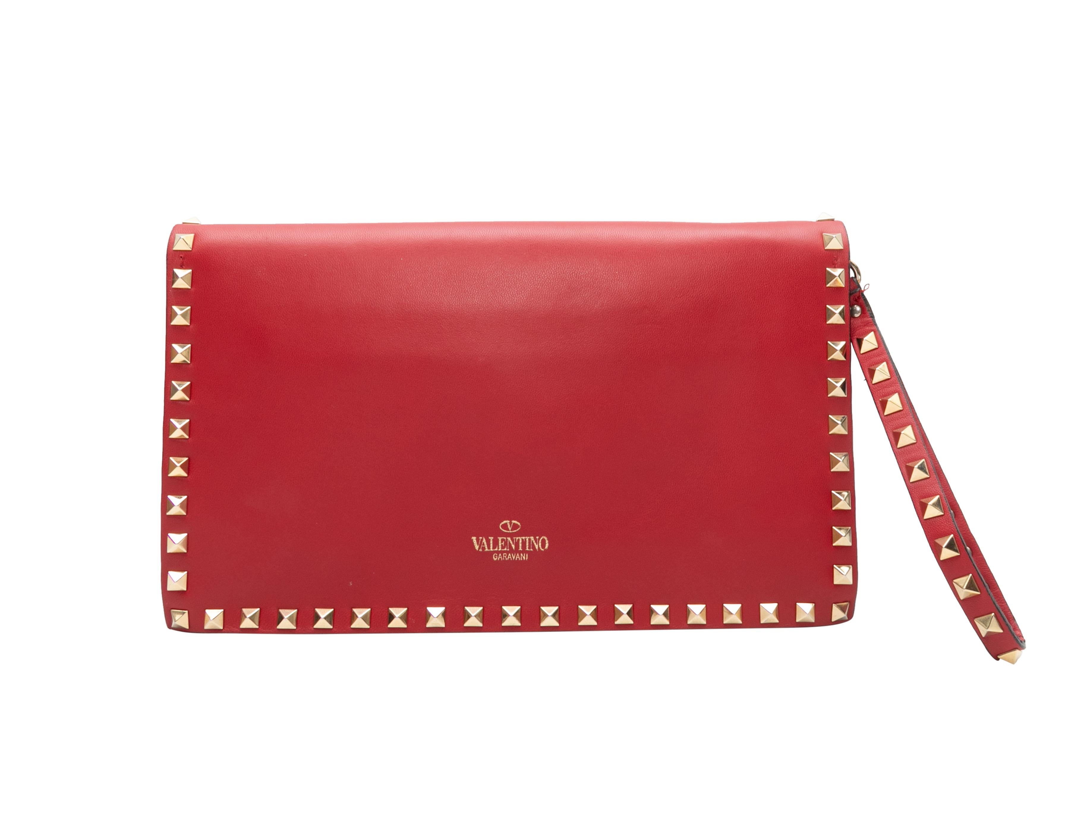 Red Valentino Rockstud Clutch For Sale 3