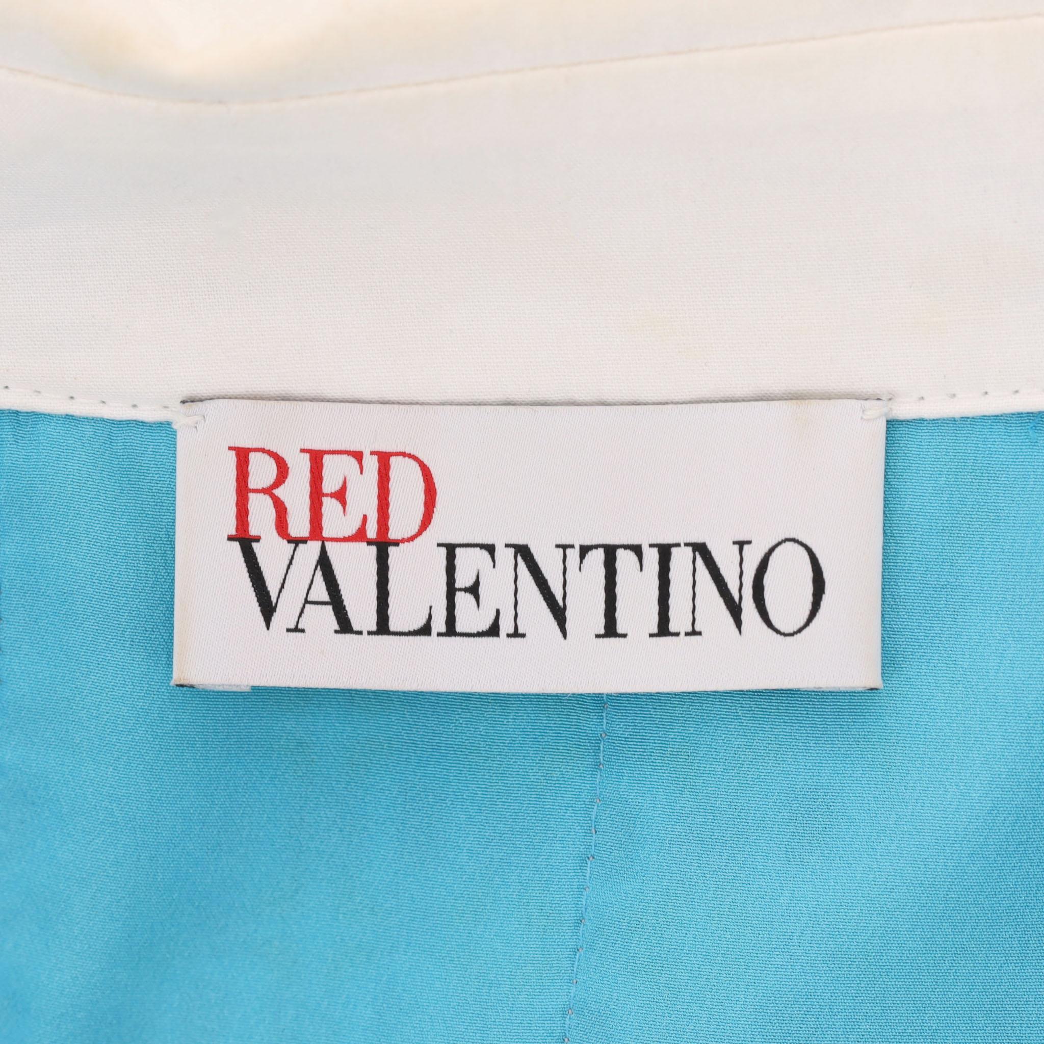 Red Valentino - Veste en tissu à motifs ornés de paillettes en vente 1