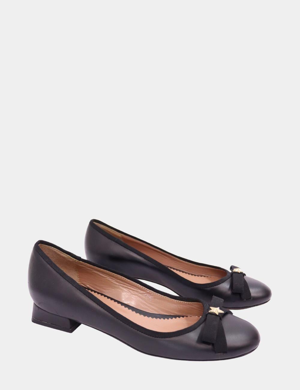 Red Valentino Star Bow Ballet Flats Size EU 37 In Excellent Condition In Amman, JO