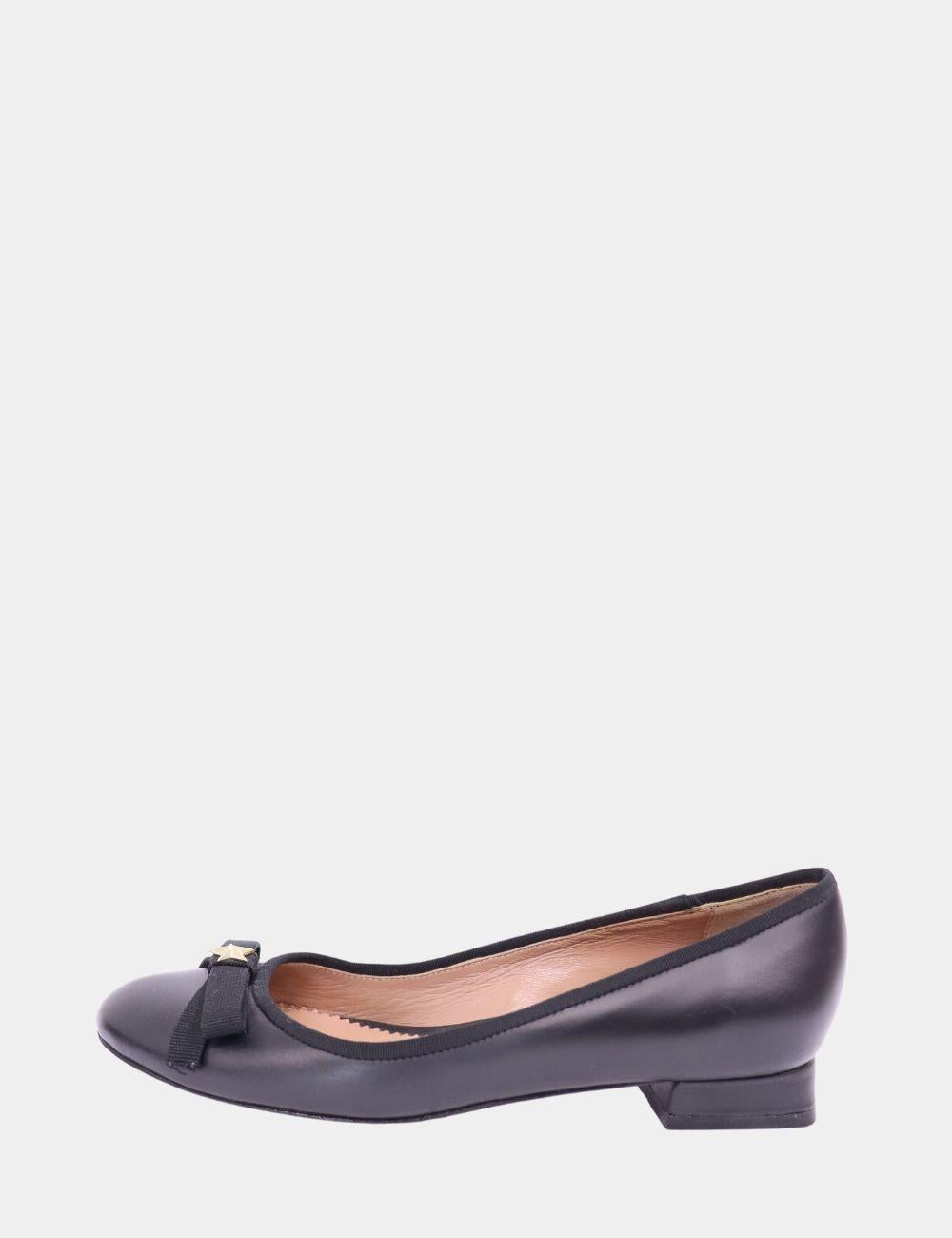 Women's Red Valentino Star Bow Ballet Flats Size EU 37