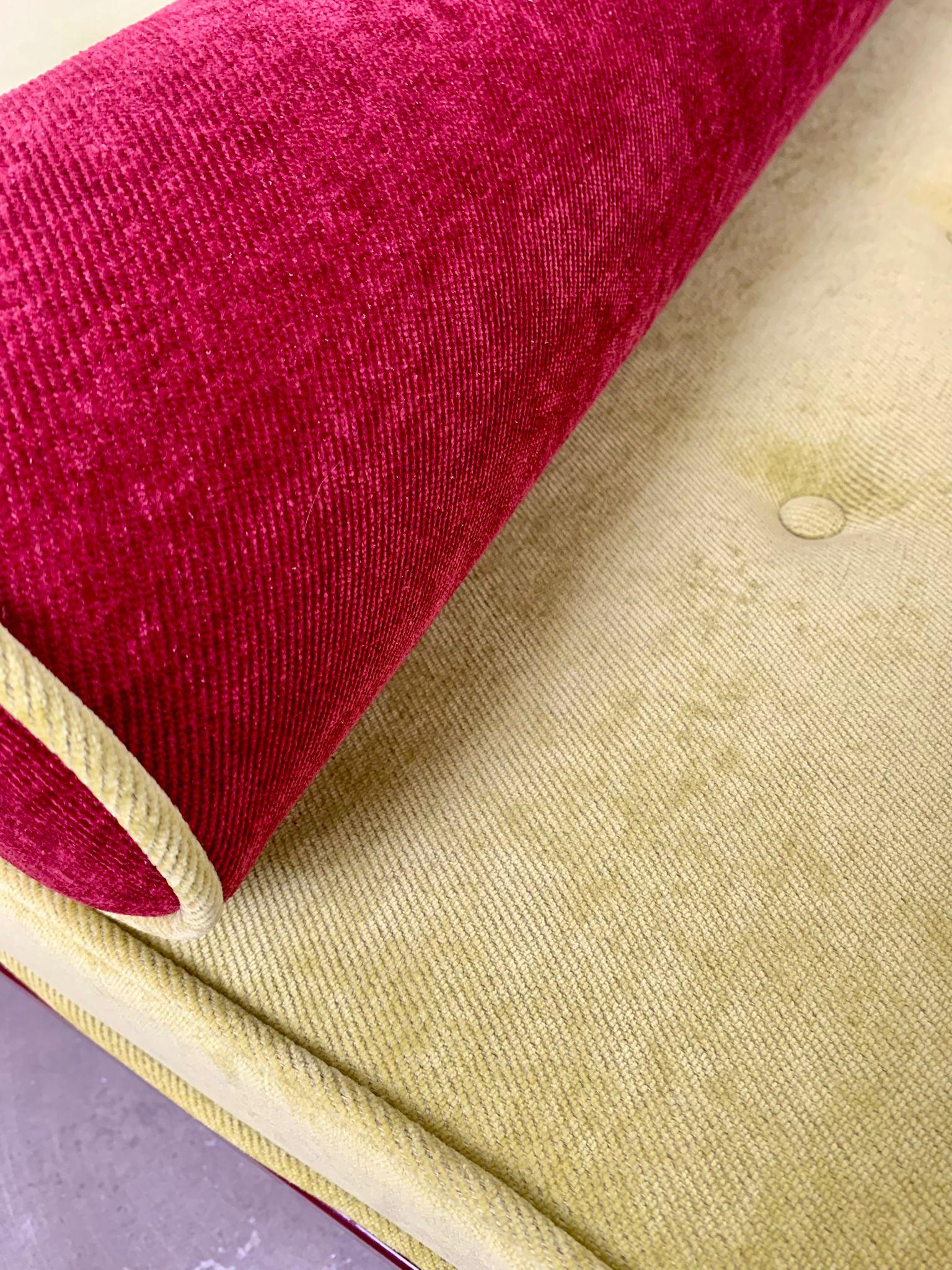 Lit simple Vanessa rouge de Tobia Scarpa pour Simon, Italie, années 1960 en vente 3