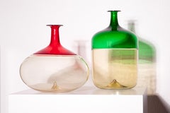 Red Vase by Tapio Wirkkala for Venini, 1990s