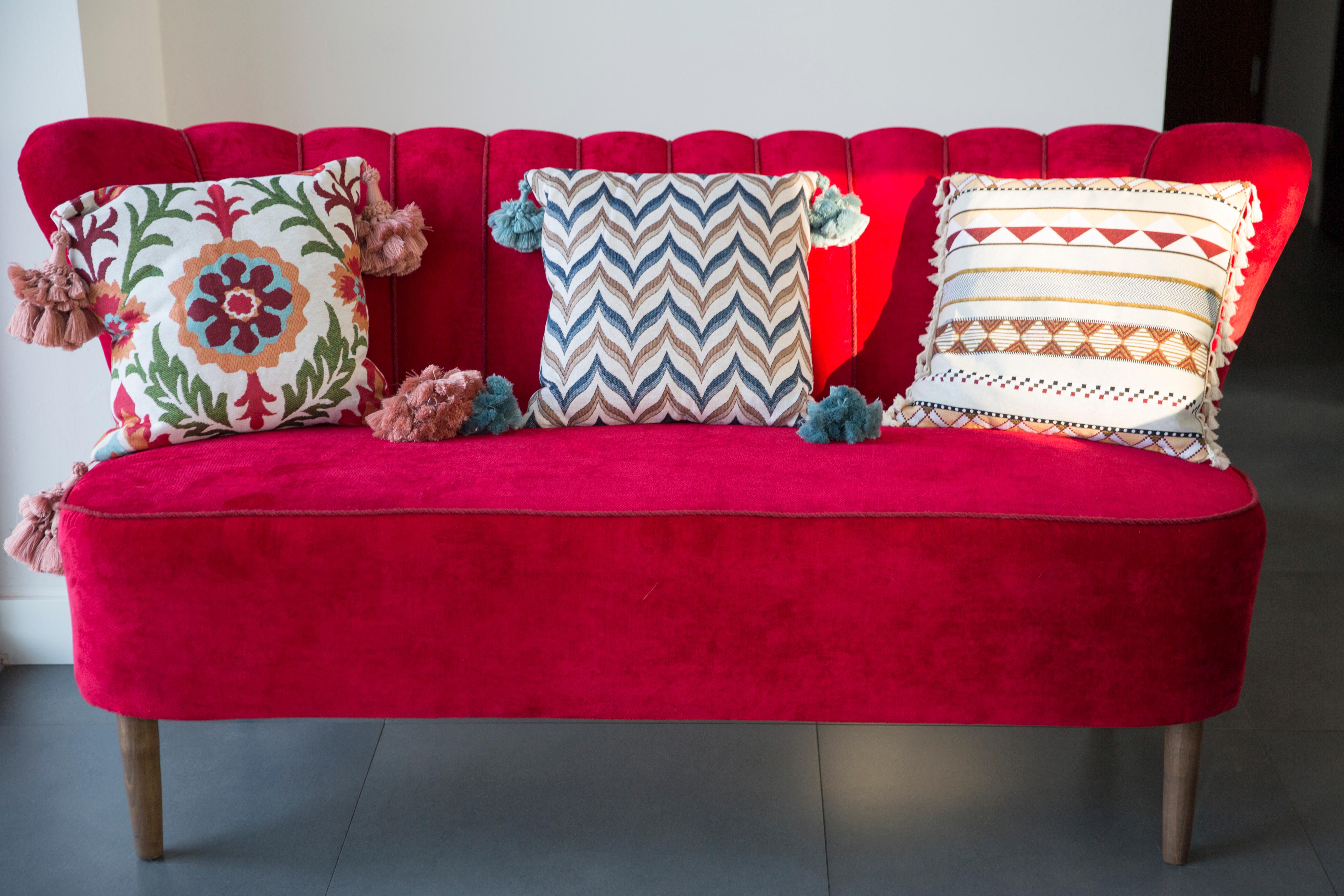 hollywood red sofa