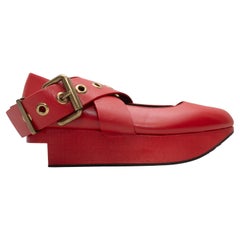 Plataformas de ballet rojas Vivienne Westwood Rocking Horse talla 36