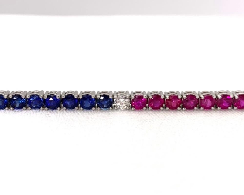 ruby sapphire bracelet