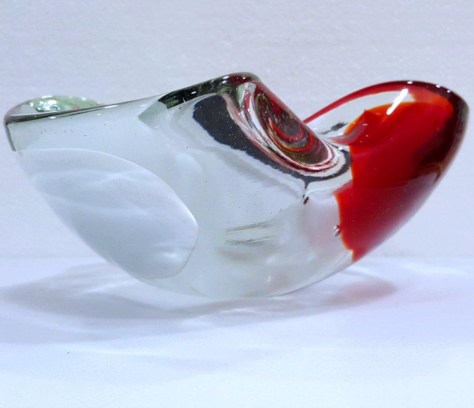 Murano Glass a Pentoni Bowl, Fratelli Toso In Good Condition For Sale In Warrenton, OR