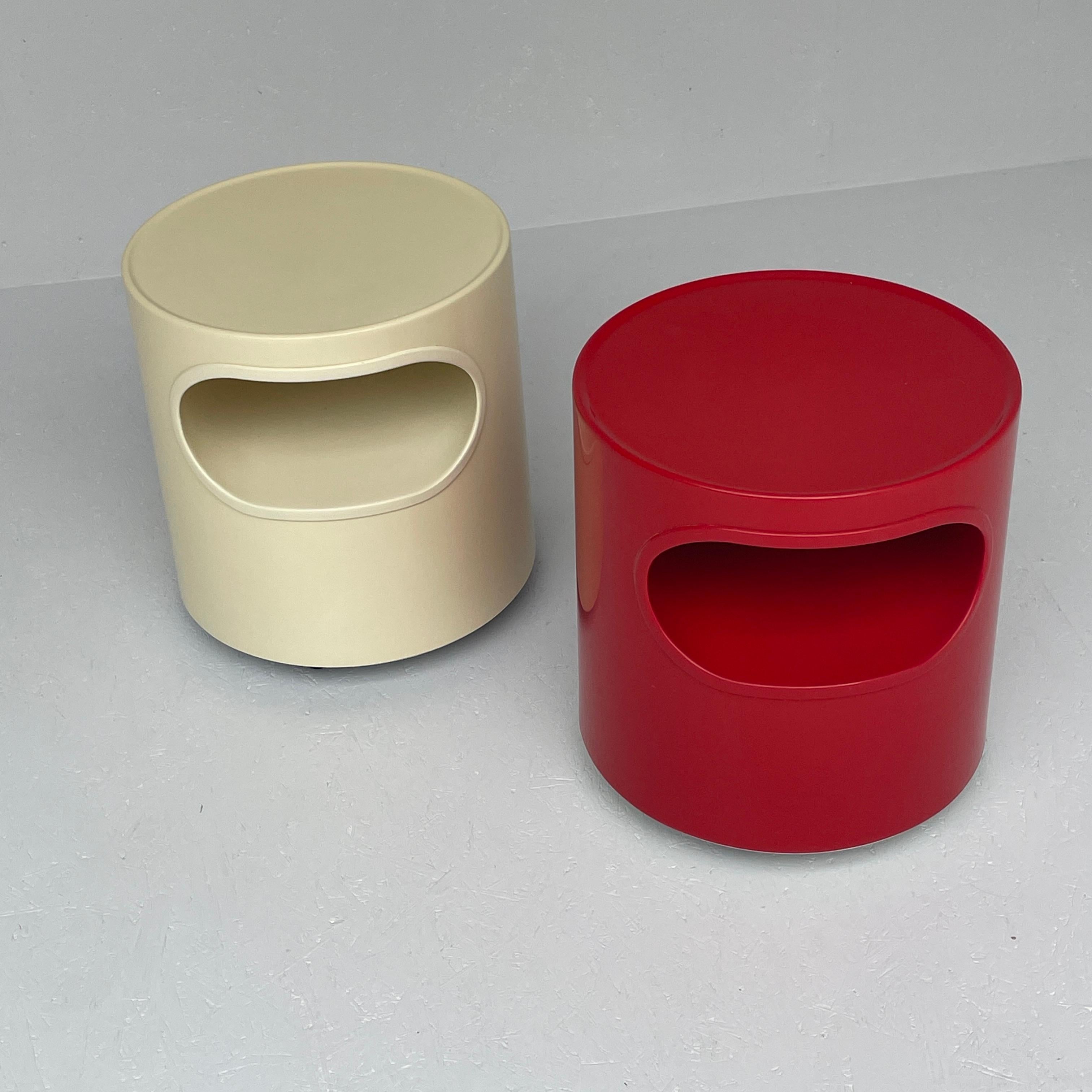 Mid-20th Century Red & White Giano-giano-vano by Emma Gismondi for Artemide, 1960s