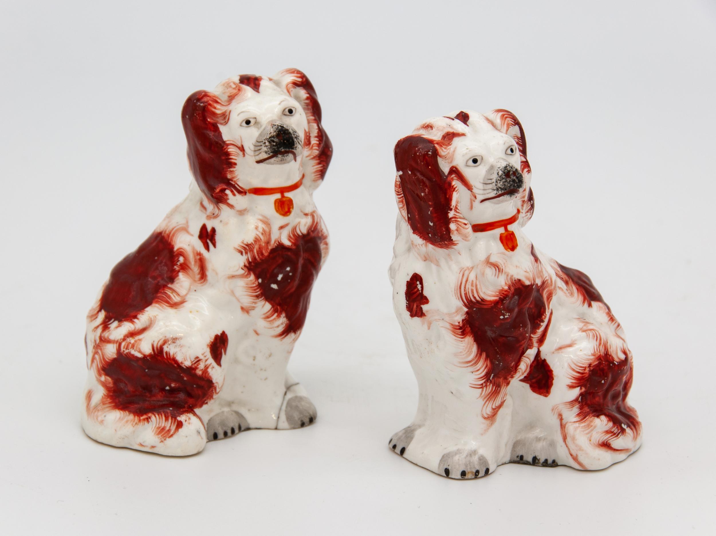 British Red & White Staffordshire Dogs