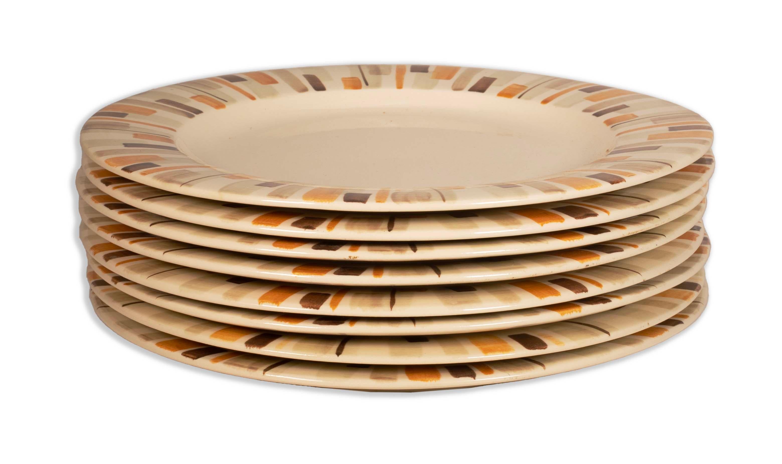 Red Wing Desert Sun China Set of 37 Pieces Mid Century Modern w/ Original Box 12