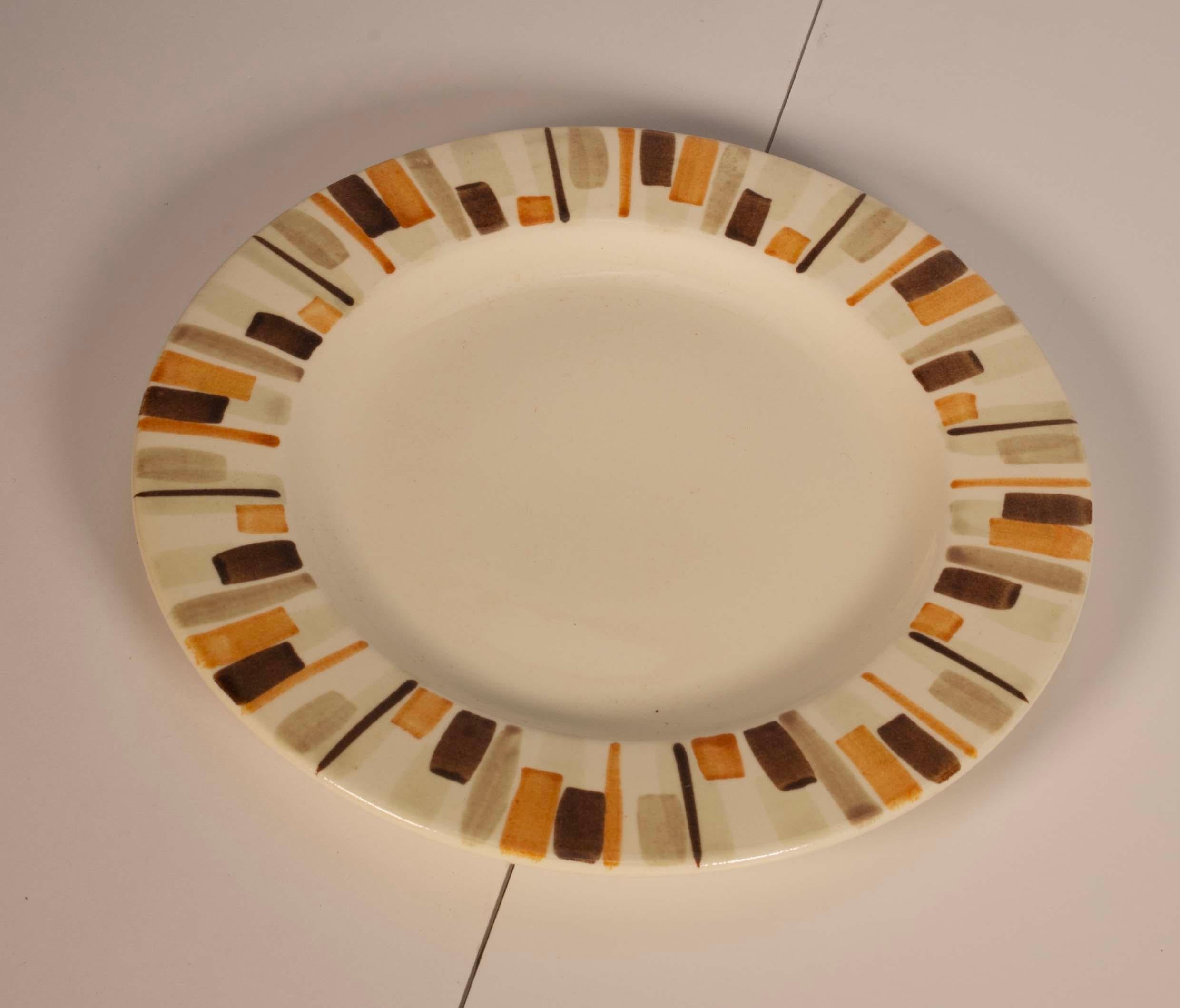 Red Wing Desert Sun China Set of 37 Pieces Mid Century Modern w/ Original Box 15