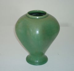 Red Wing Green Ceramic Vase