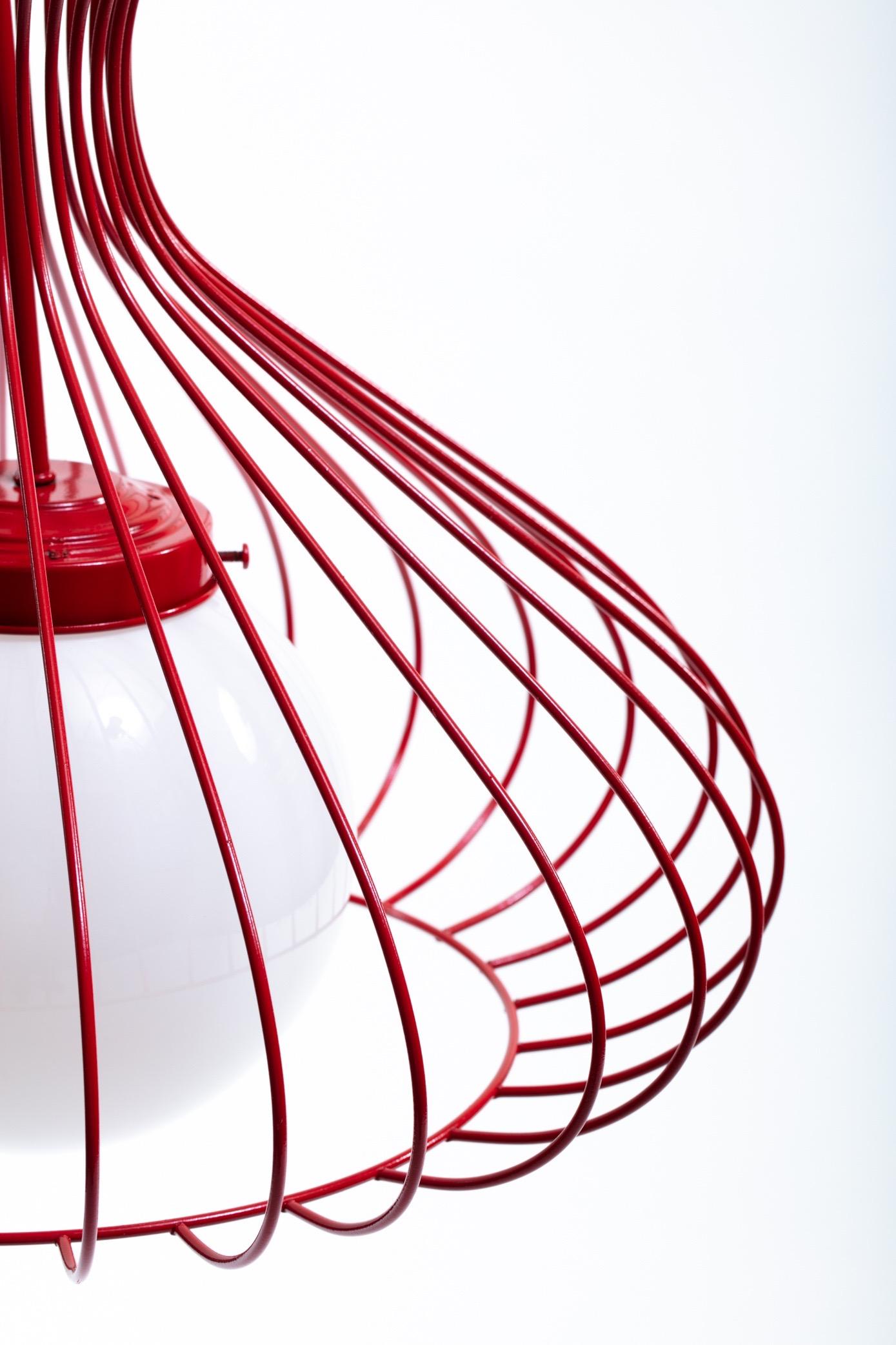 red wire light fixture