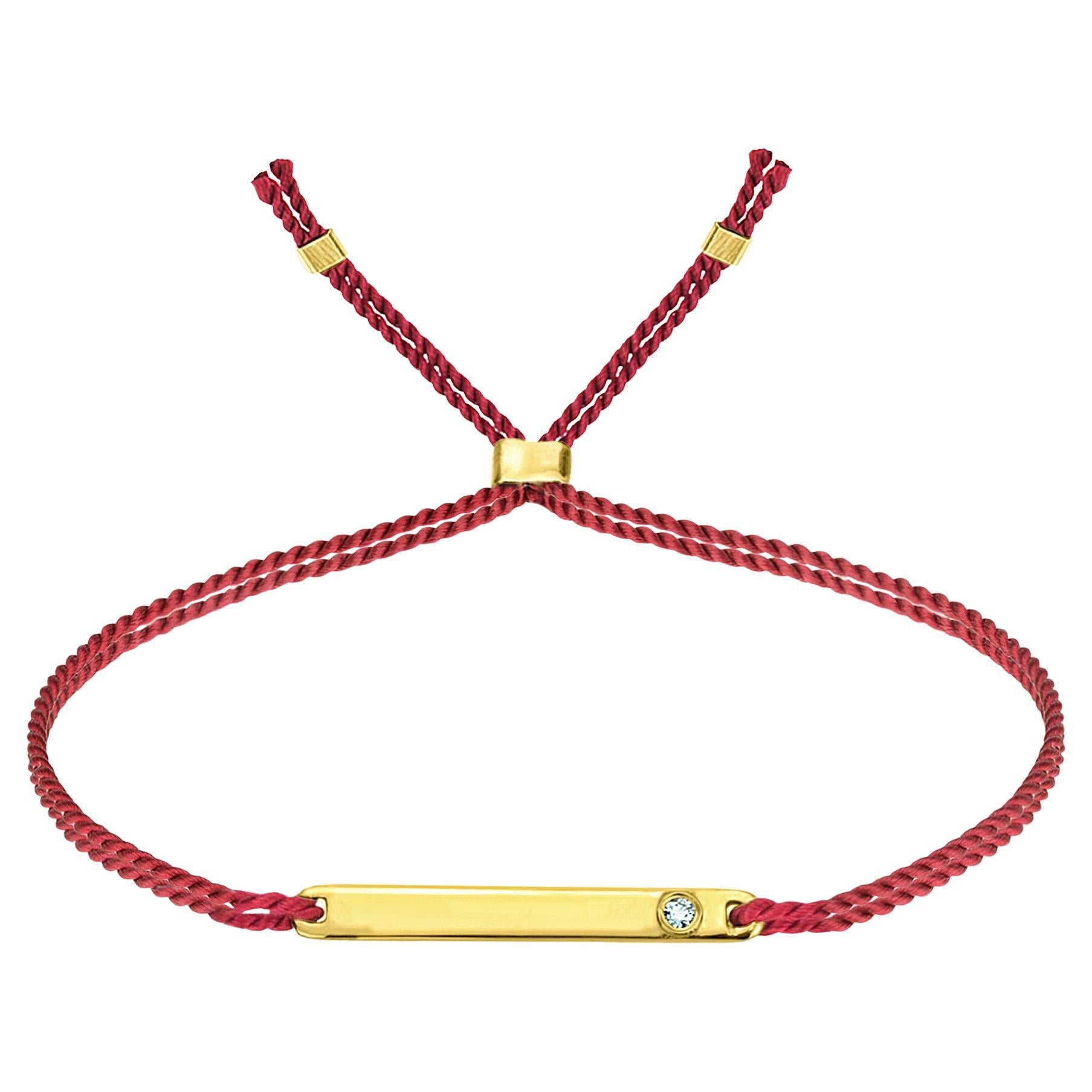 Red Wish Wristlet Bracelet Love, 14ky Gold and Diamond For Sale at 1stDibs  | wristlet meaning, 14ky meaning, red and gold meaning