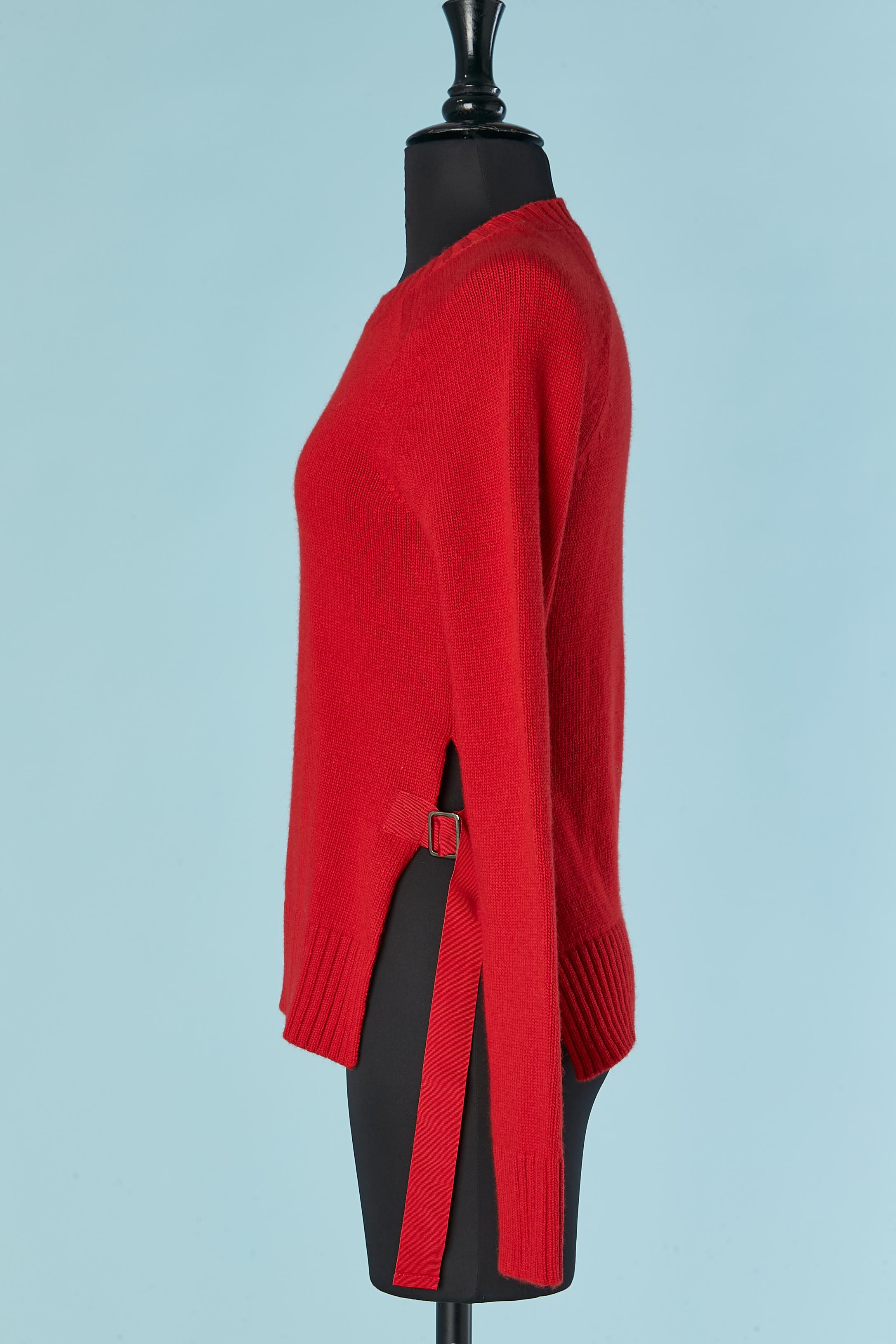 Women's or Men's Red wool and cashmere sweater VIONNET For Sale