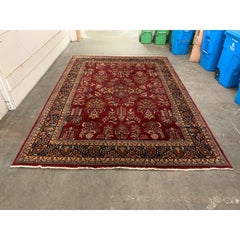 Red Wool Area Rug