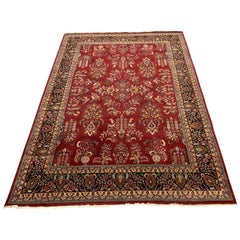 Red Wool Area Rug