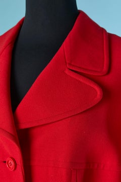 Red wool coat MAX MARA