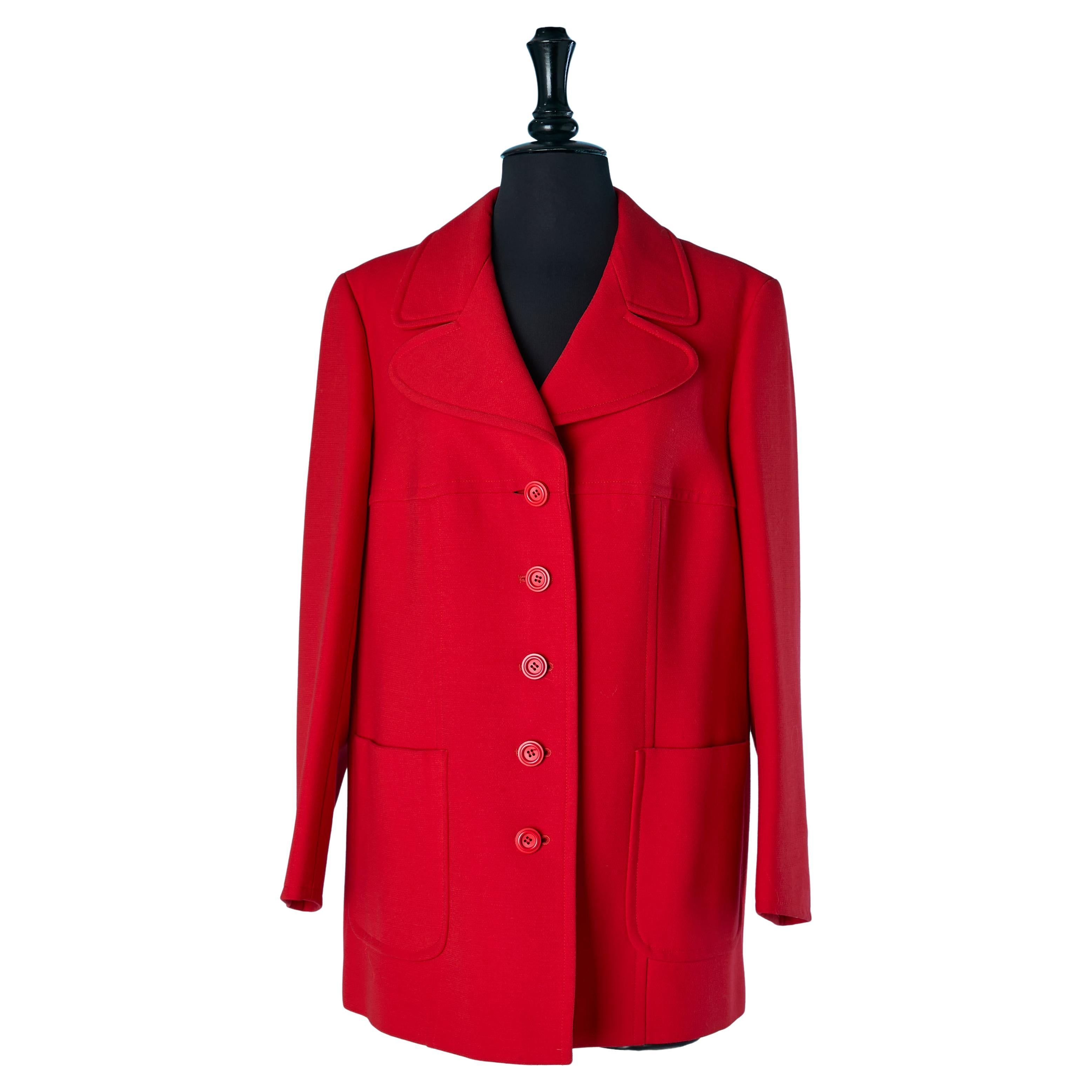 Red wool coat MAX MARA