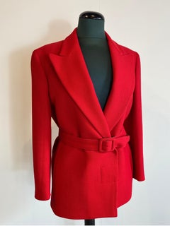 Red wool Jacket Gianni Versace
