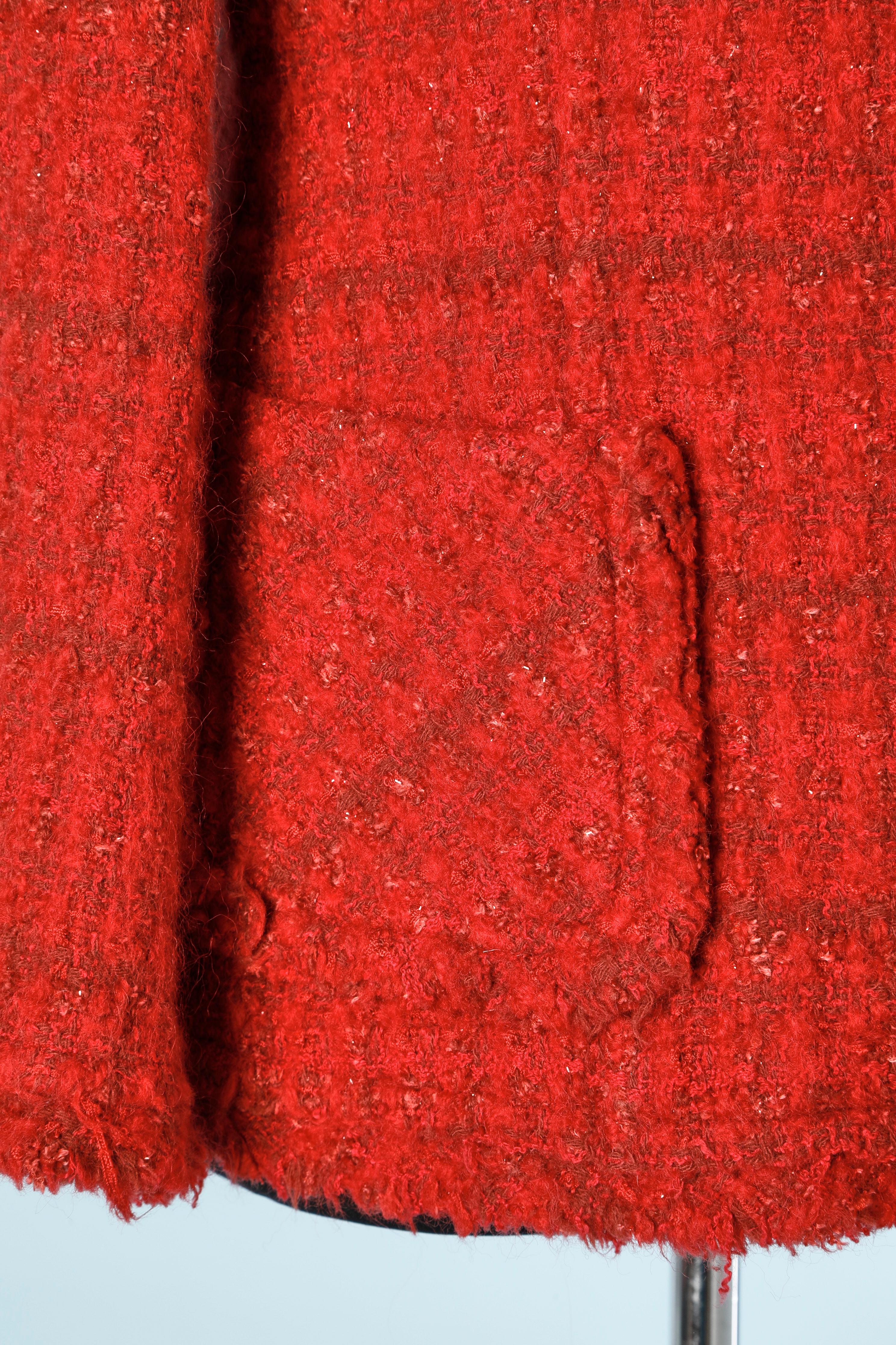 Women's Red wool jacket 