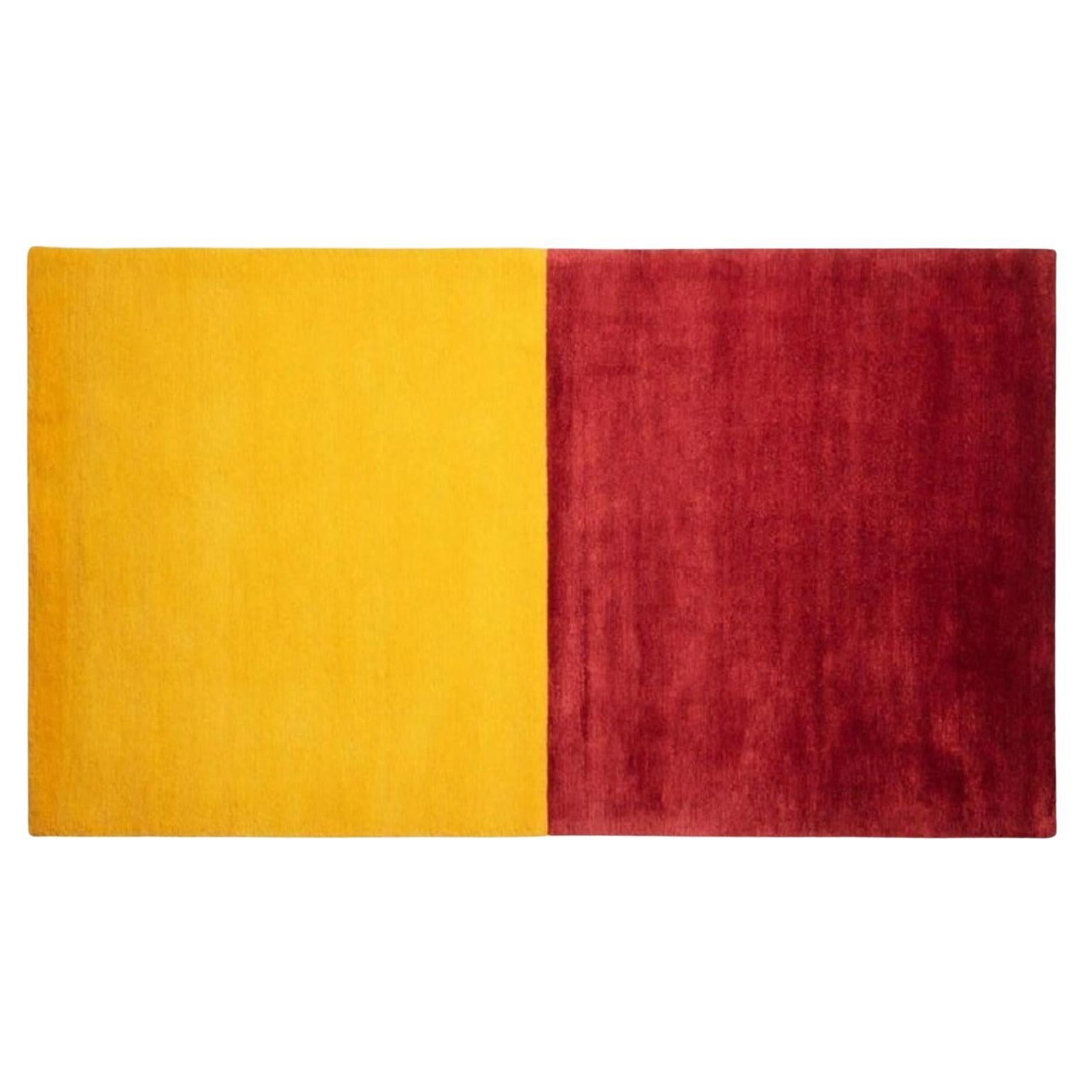 Red/Yellow Handwoven Tapestry 300 by Calyah