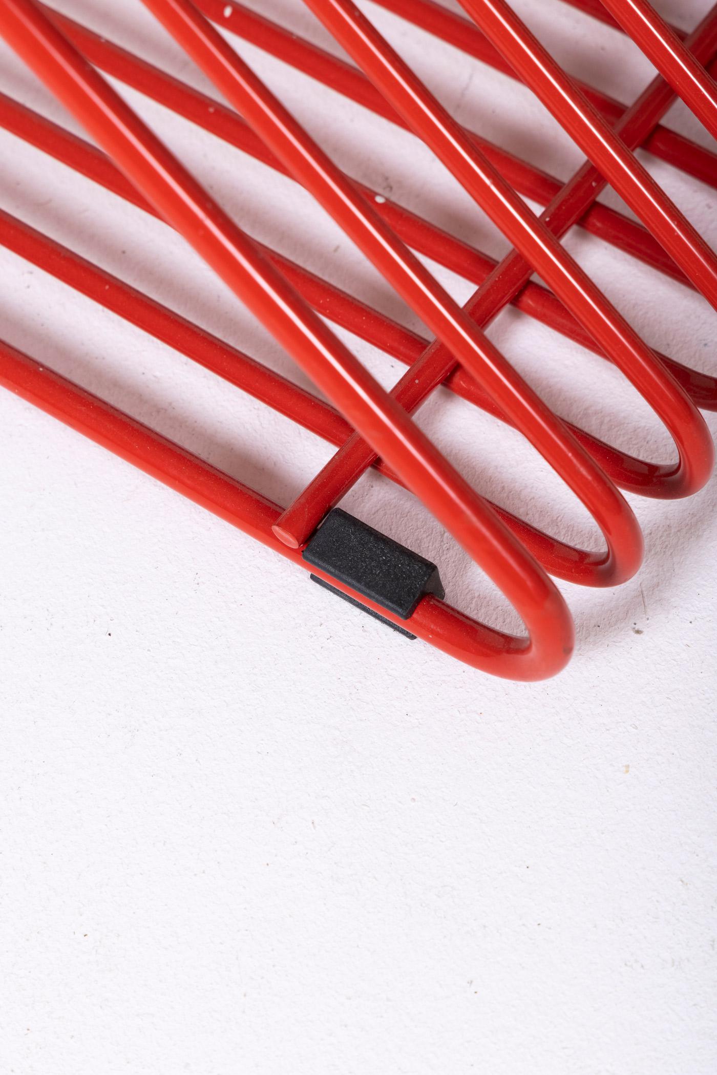 Tabouret rouge 