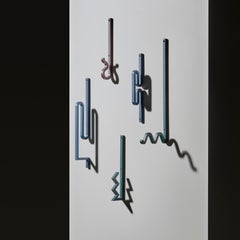 Red Zag, Coat Hooks by Bling Design Studio for La Chance