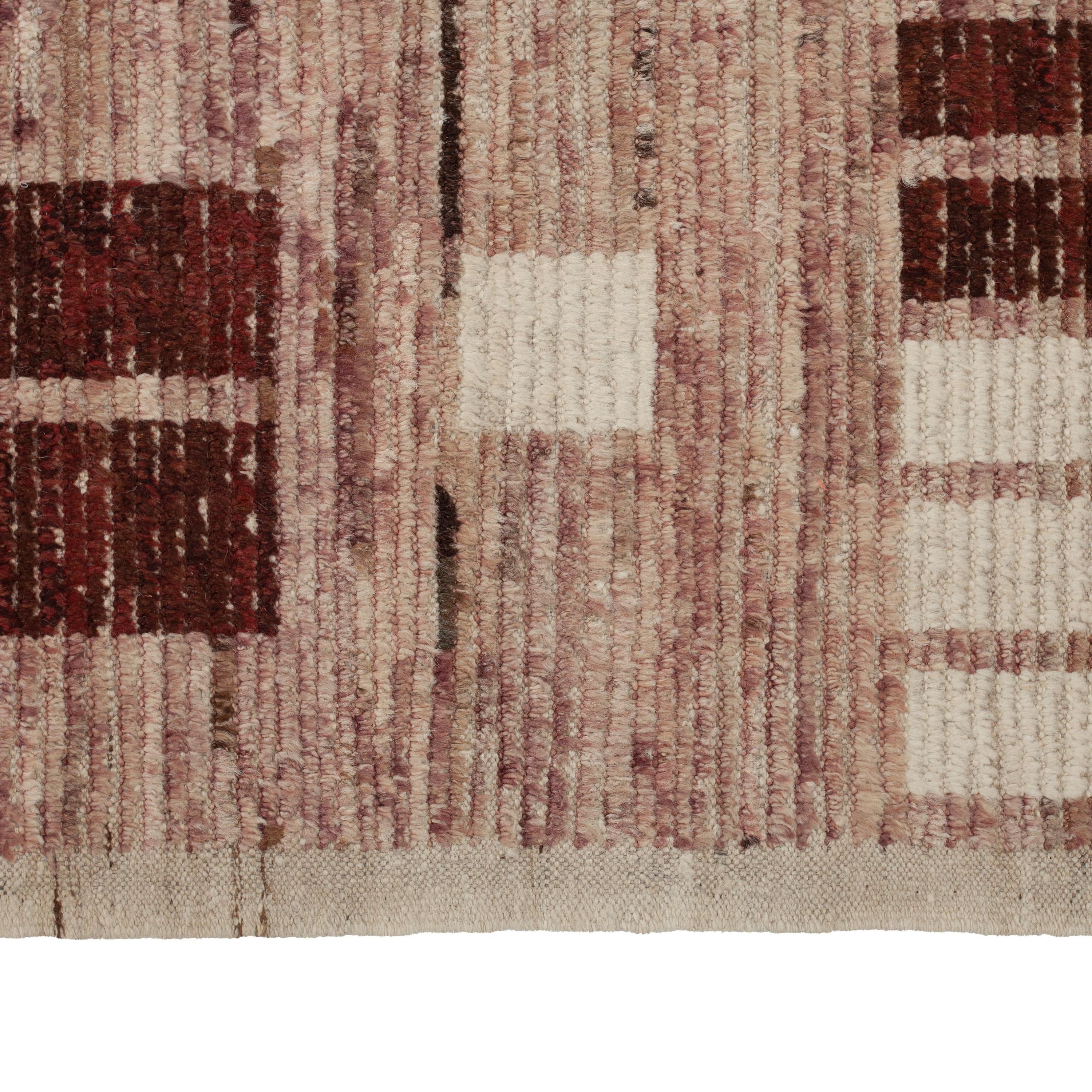 abc Teppich roter Zameen Transitional Wollteppich - 10'9