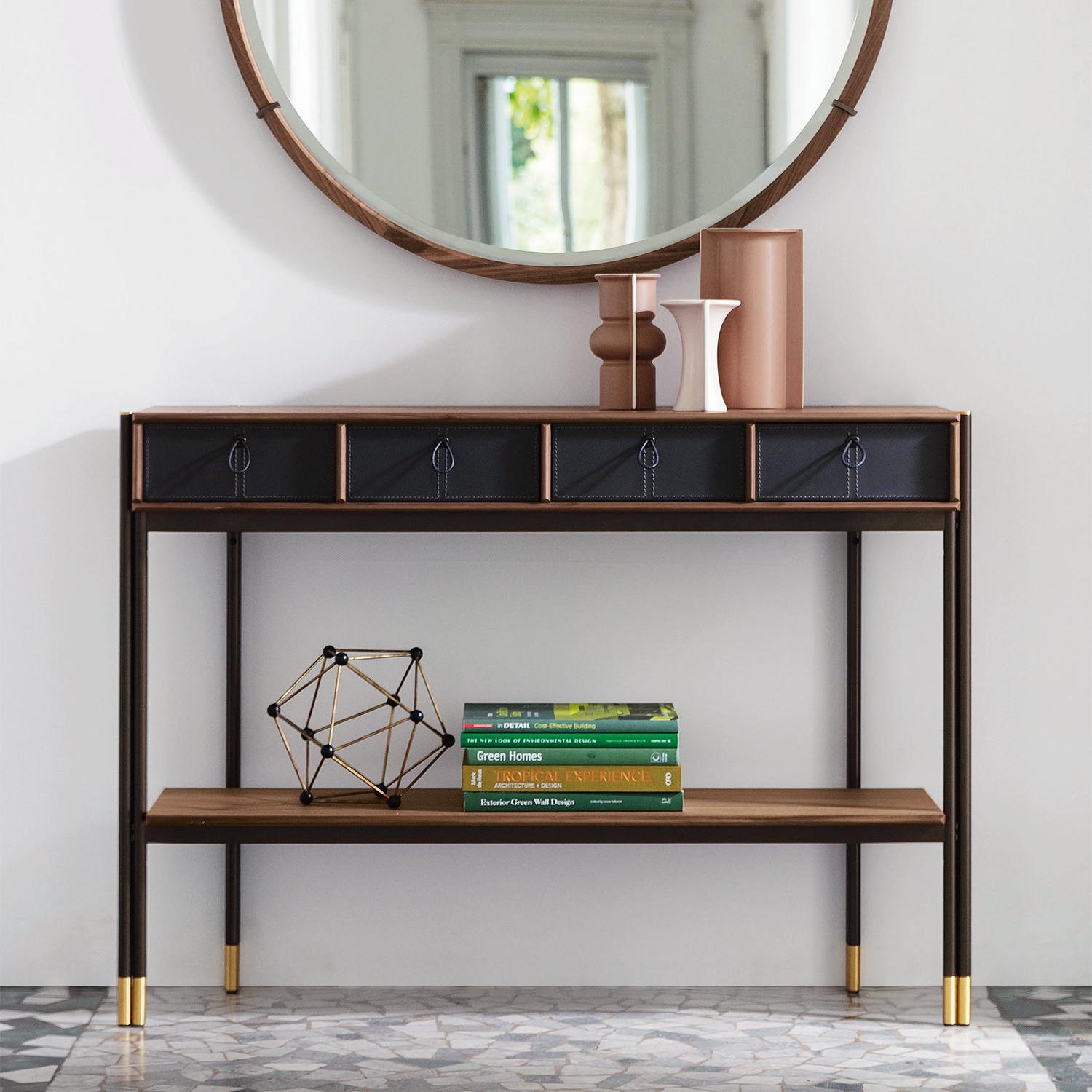 Metal Reda Console Table For Sale