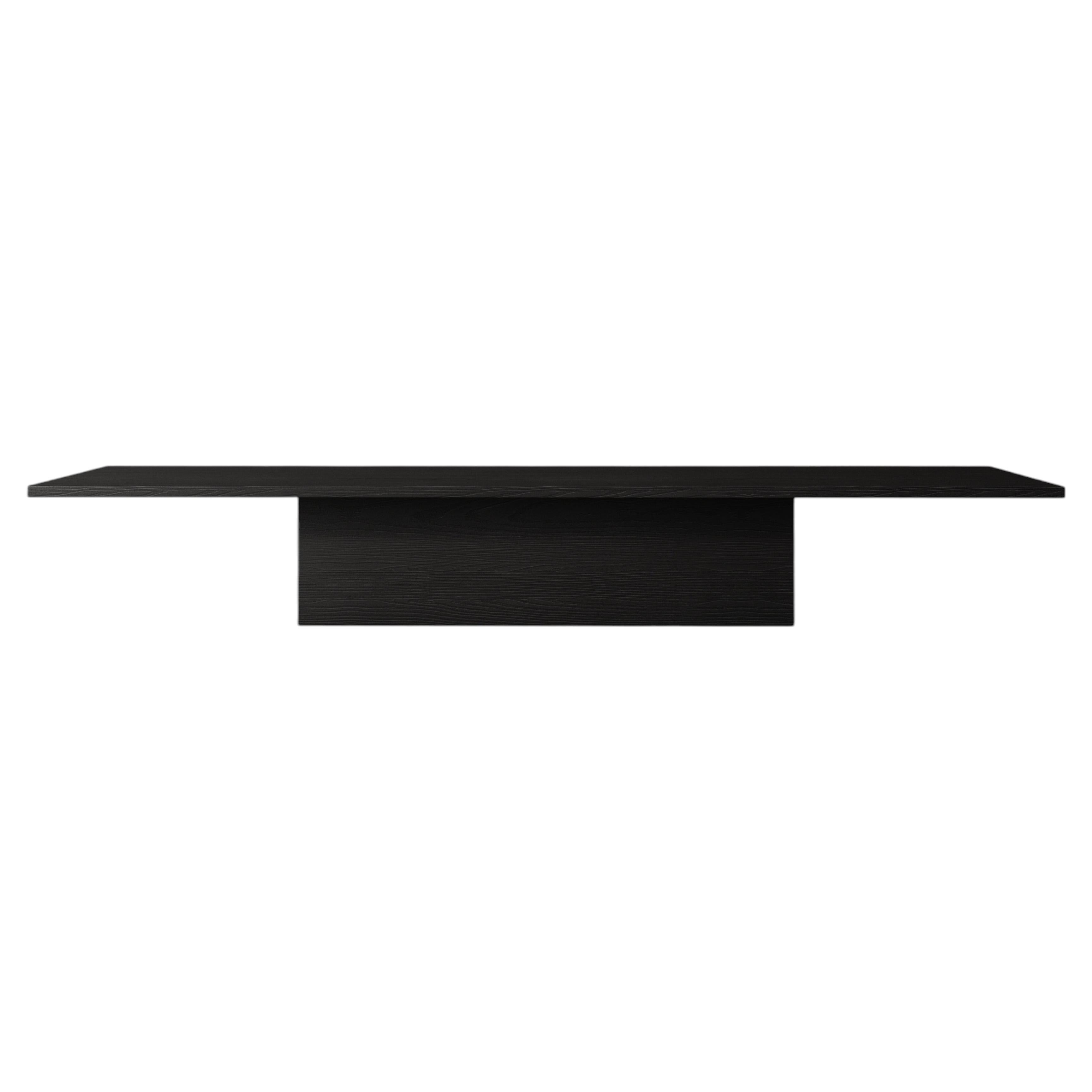 Ebonized Oak Coffee Table in English Oak by Antic Studio