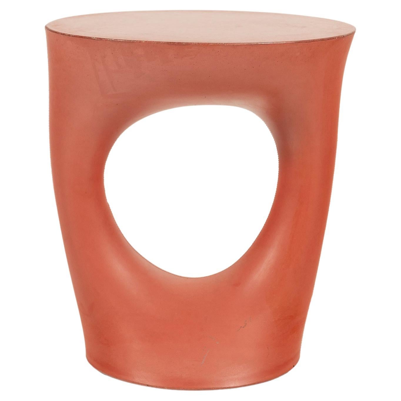 Reddish-Orange Modern Short Kreten Side Table by Souda en venta