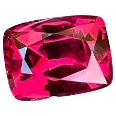 Reddish Pink Garnet 2.40 carats Step Cushion Cut Natural Tanzanian Gemstone