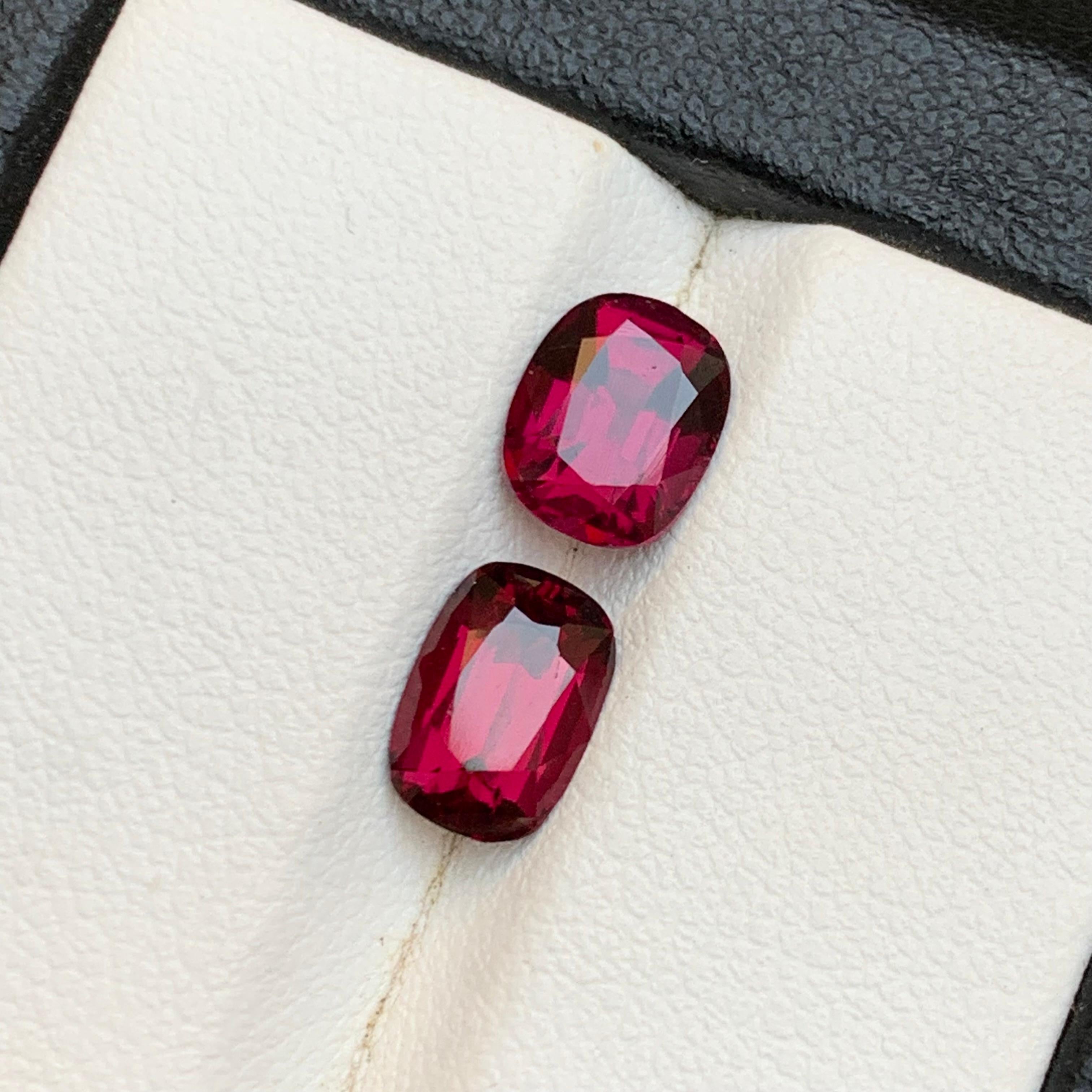 Granate Rosa Rojizo 3,27 Ct Piedras Naturales Sueltas Talla Oval para Anillo  Joyería en venta 4