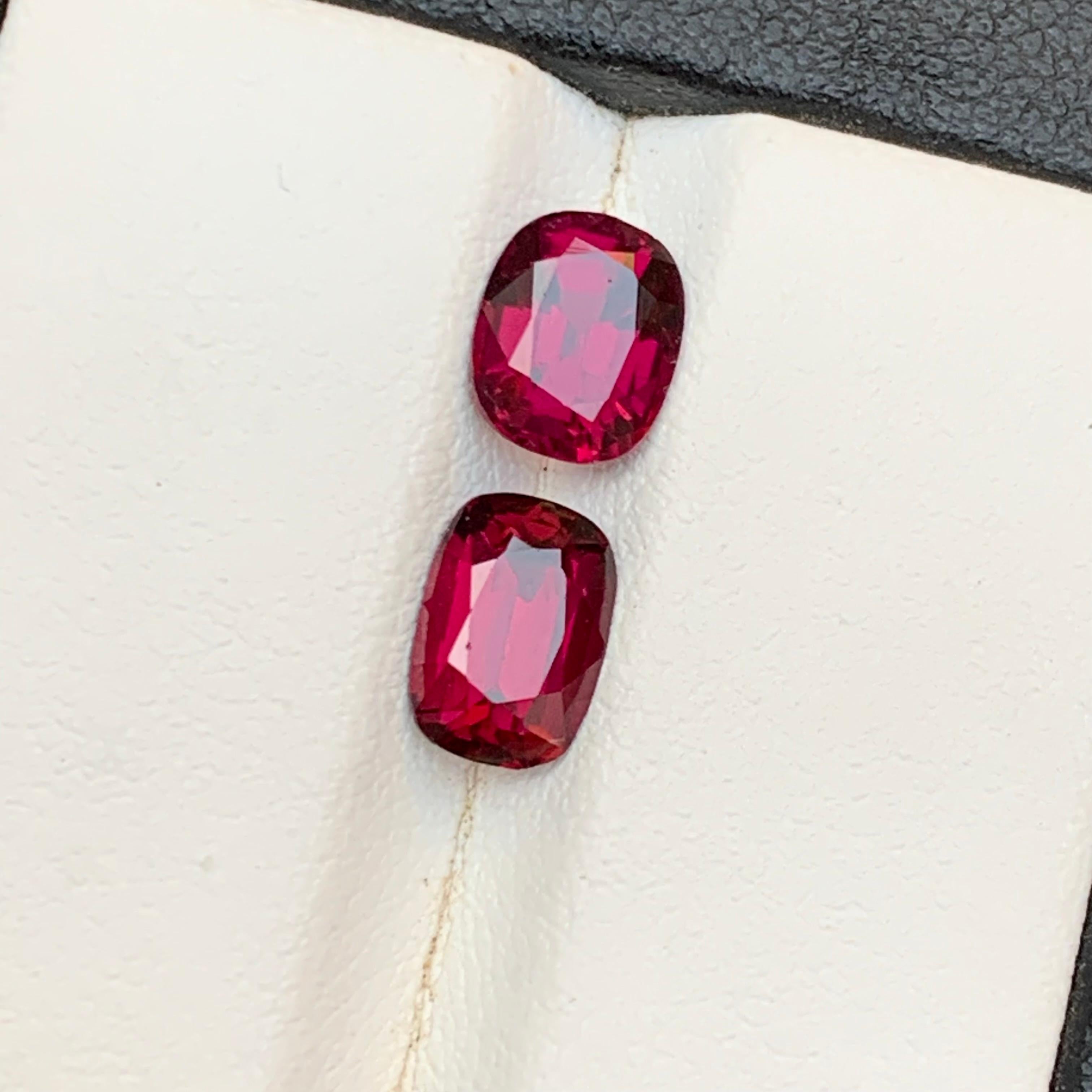 Granate Rosa Rojizo 3,27 Ct Piedras Naturales Sueltas Talla Oval para Anillo  Joyería en venta 1