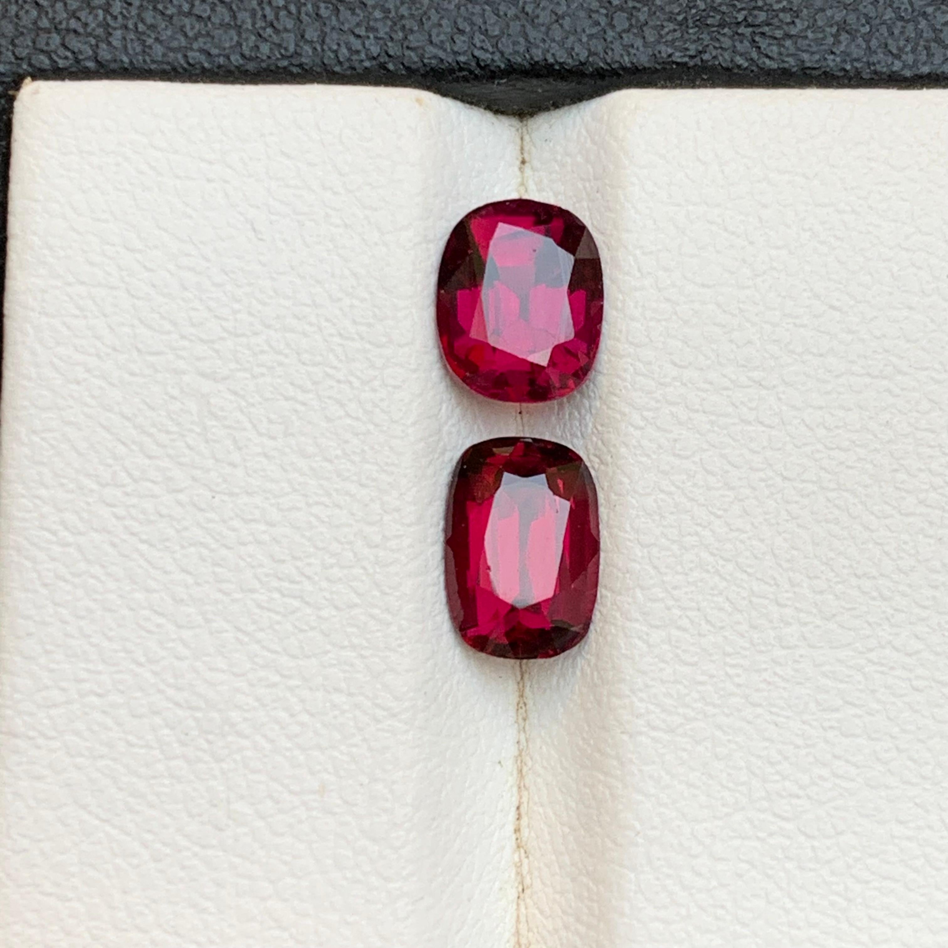 Granate Rosa Rojizo 3,27 Ct Piedras Naturales Sueltas Talla Oval para Anillo  Joyería en venta 2